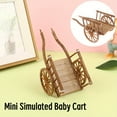 thumbnail image 2 of HLONK 1pc Mini Simulated Baby Cart - Scene Model for Decorating Rooms  Parties  and Gatherings, 2 of 6
