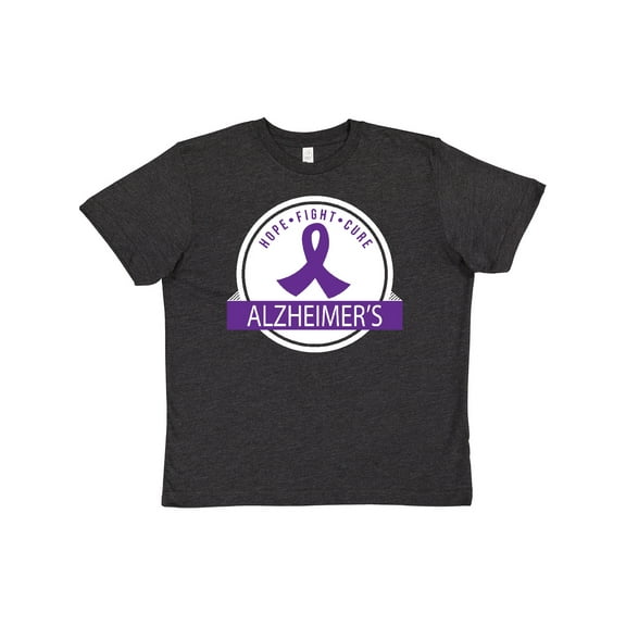 Inktastic Alzheimers Awareness Month Hope Fight Cure Youth T-Shirt