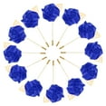thumbnail image 1 of Uxcell 12 Paquete de Pines de Flor para Hombres, Pin de Boutonniere de Rosa Azul Zafiro, 1 of 7
