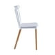 thumbnail image 3 of 4 Sillas de comedor French modernas y minimalsitas con patas de madera - Midtown concept blanco Midtown Concept Sillas French, 3 of 5