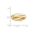 thumbnail image 4 of Real 14kt Yellow Gold Polished Rolling Ring Size: 5; for Adults and Teens; for Women and Men, 4 of 4