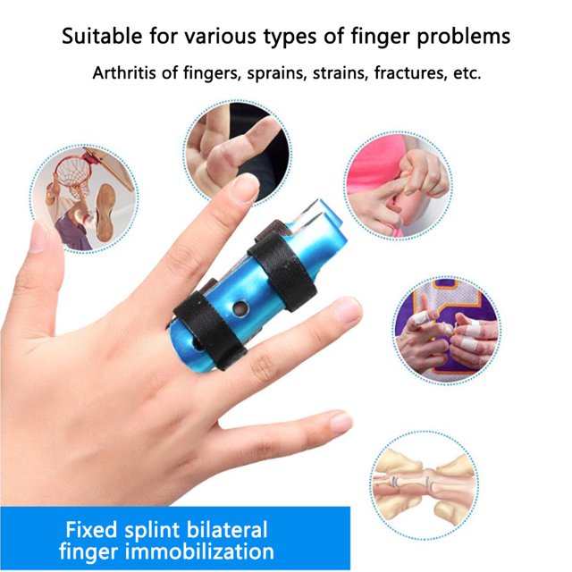Finger Splints Finger Support Splint Finger Straightener Finger Splints Finger Support Splint Finger Straightener Finger Brace For Broken Strained Sprained Finger Arthritis