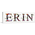 thumbnail image 1 of ARTCANVAS ERIN Girls Name Room Decor Canvas Art Print - Size: 60" x 20" (1.50" Deep), 1 of 9