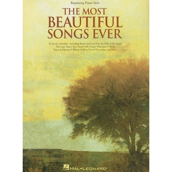 The Most Beautiful Songs Ever (Paperback)