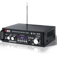 thumbnail image 1 of Alificador de Audio, Alificador de Poteia Bluetooth 5.0 para 2 * 300W, A de Audio para Auto de 2.0 Canal con Micrófono Radio 3/USB/SD/FM, 1 of 5