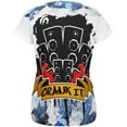 thumbnail image 2 of DJ Crank it to Eleven 11 Super Bass Speakers All Over Womens T Shirt Multi 2XL, 2 of 2