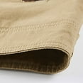 thumbnail image 6 of Letterman Jacket For Men Cargo Outdoor Pocket Plus Size Lapel Puffer&nbsp;Jacket&nbsp;Men,Khaki,4XL, 6 of 8