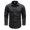 Black, variant on Men's Outdoor Performance Long Sleeve Shirt Jacket Breathable Sun Lightweight Travel Hiking Mens Work Shirts Summer Basic Tee Shirts