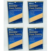 LOT OF 3 Allary Moleskin Foam Padding, Cushions and Protects Sore Areas