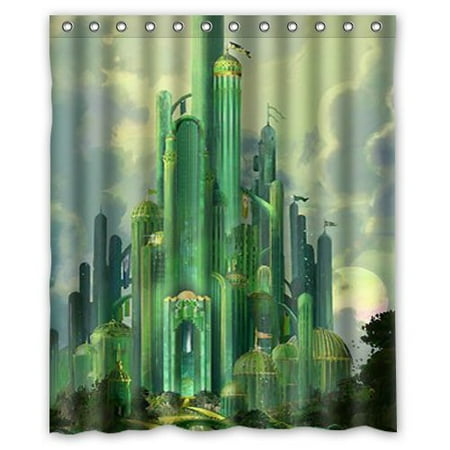 Ganma The Wizard of Oz Shower Curtain Polyester Fabric Bathroom Shower Curtain 60x72 inches