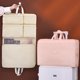 thumbnail image 3 of Bolsa de cosméticos para almacenamiento de ropa 7 en 1 para viaje colgante, organizador de equipaje a prueba de polvo y humedad, Maleta que ahorra espacio, 3 of 4