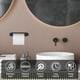 thumbnail image 5 of Dznils Porta Papel Higiénico de Pared de Acero Inoxidable, Negro Mate, 5 of 11