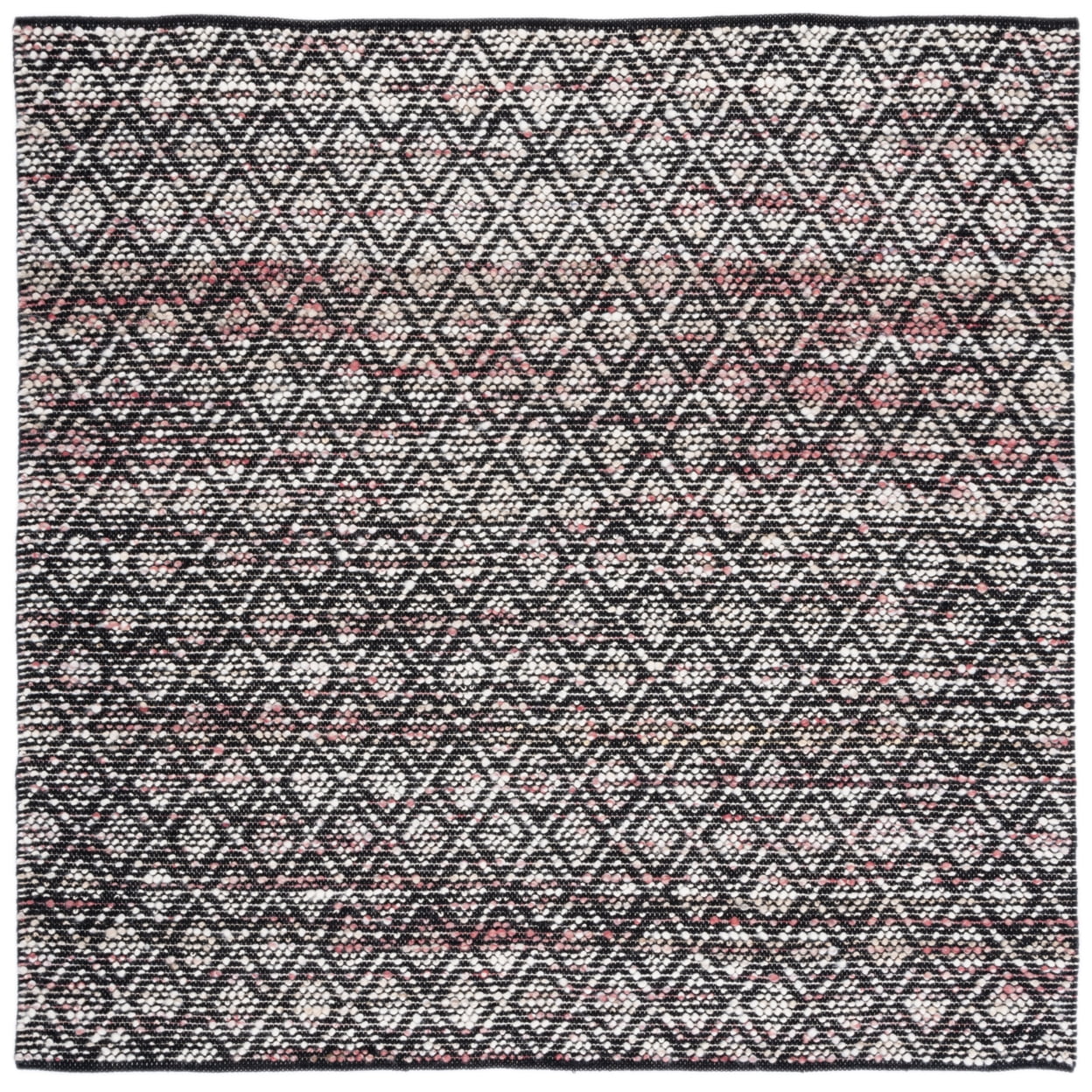 SAFAVIEH Natura Harold Diamond Area Rug, Ivory/Red, 3' x 5'