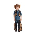 thumbnail image 1 of Disfraz Dress Up America Cowboy para niños con chaleco y chaparreras, 1 of 5