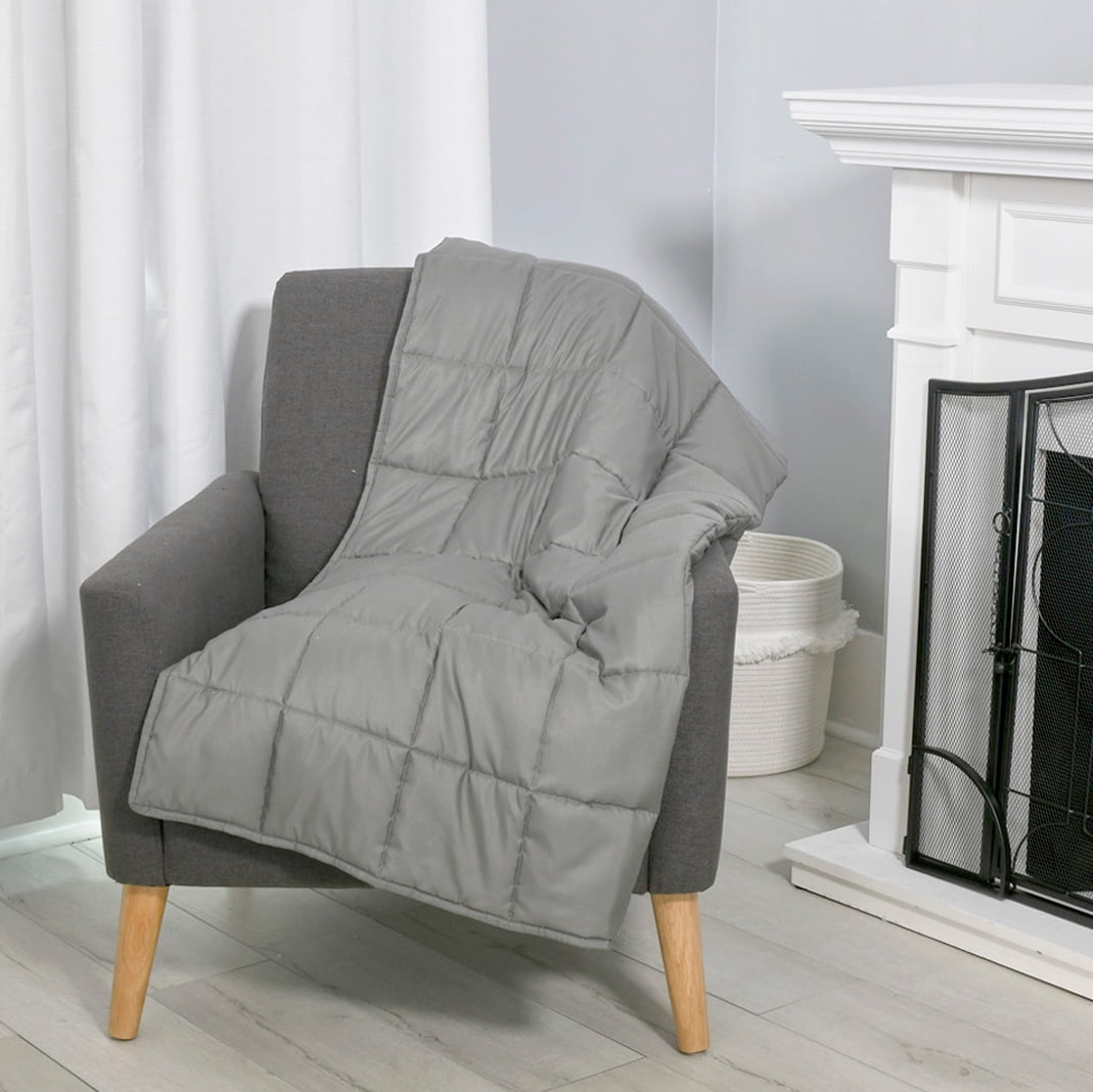 Tranquility Weighted Blanket 12lb, 48" x 72", Gray Walmart Inventory