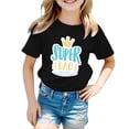 thumbnail image 1 of Father's Day Children's Fashion Casual Loose T Shirt Top, 1 of 4