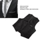 thumbnail image 3 of Chaleco De Traje Formal De Negocios Para Hombre, Bolsillo Ajustado, 4 Botones, Sin Mangas, Absorción Del Sudor, 3 of 7