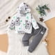 thumbnail image 3 of Odeerbi 3M-3Y Conjunto de Algodón Para Niños Y Niñas Oso Con Capucha Pantalones de Chándal Conjunto de Manga Larga Y Cuello Redondo Para Dormir Ropa de Casa, 3 of 3