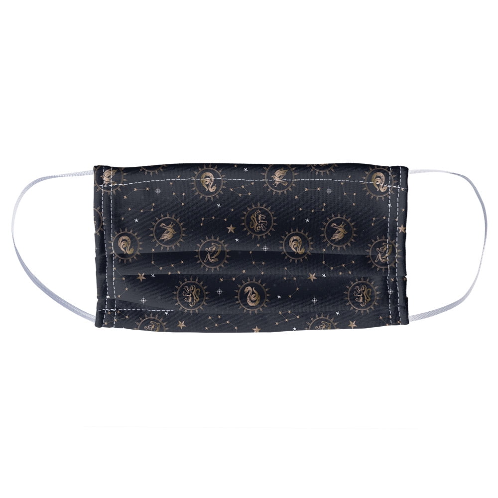 Harry Potter Hogwarts House Constellation 1-Ply Reusable Face Mask Covering, Unisex