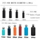 thumbnail image 1 of Tapa de pajita Compatible con Hydro Flask, botella de agua de boca estándar, cepillo con tapa de pajita, juego de 2 pajitas, 1 of 7