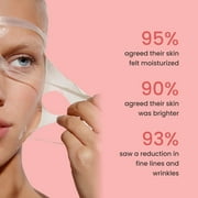 Mooyam 2 Pack Collagen Overnight Wrapping Mask Peel Off Collagen Face Mask, Hydrates & Firming Korean Overnight Collagen Facial Hydrogel Masks For Glass Skin