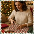 thumbnail image 4 of Paquete de tela FuWeave Vintage Woodland Christmas, 25 x 25 cm, 60 unidades, 4 of 6