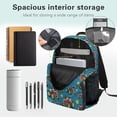 thumbnail image 5 of Uorisanigo Truck Print School Backpack for Girls Boys 5-13, Multifunctional Casual Daypack for Preschool Elementary, 17 Inch Durable Bag with Padded Straps, 5 of 6