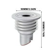 thumbnail image 3 of Rbaofujie Sink Shroom Odor Device For Drainage Kitchen Basin Washing Machine Sealing Ring Plug 5075 Drainage Pipe Plug Sealing Of Washing Machine Drainage Hose Odor Proof Floor White, 3 of 5
