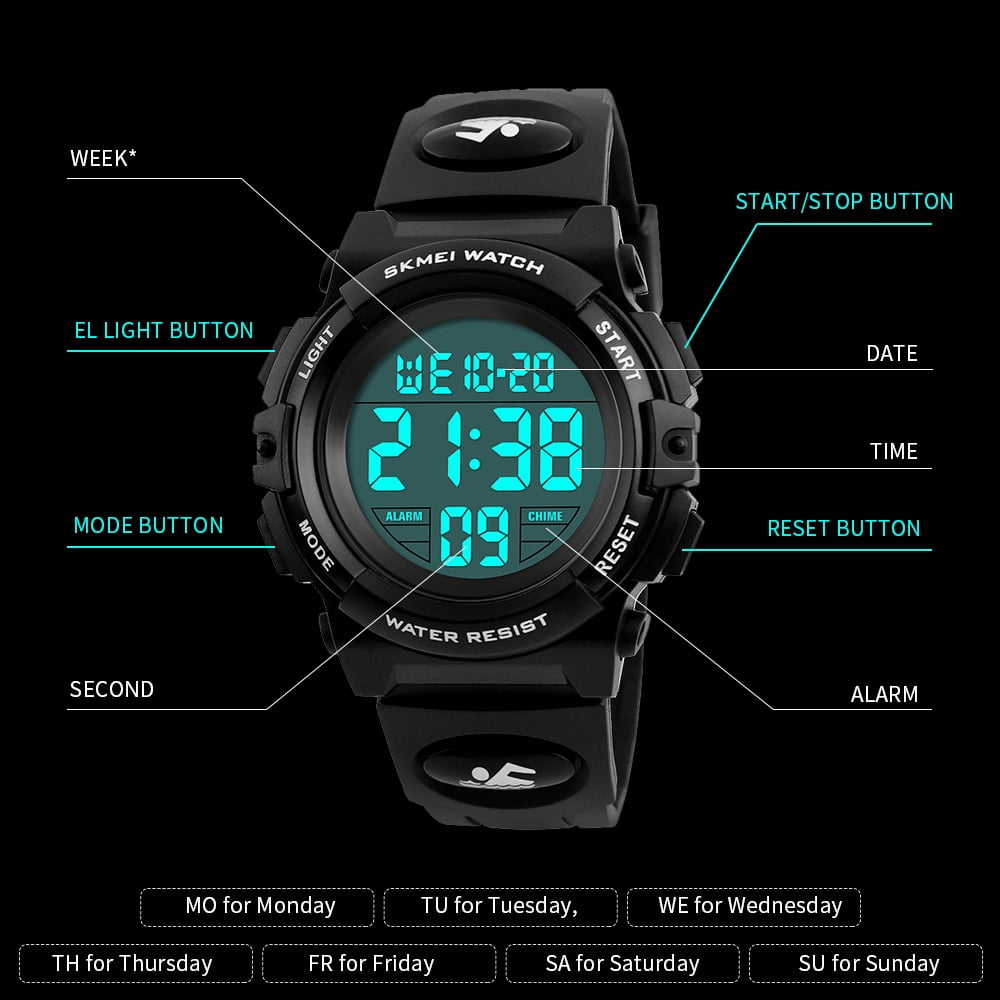 skmei 1266 watch manual