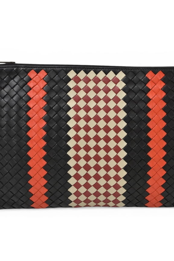 Pre-Owned Bottega Veneta clutch bag, men's pouch, BOTTEGA VENETA, Intrecciato, Nappa, lambskin,...