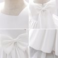 thumbnail image 4 of SUTENGDA Robe Tutu à Fleurs pour Filles avec Nœud pour Enfants Bébé Mariage Anniversaire Fête Baptême Robes Formelles, 4 of 10