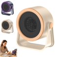 thumbnail image 1 of Chauffage Portable 2026, Radiateur Mini pour Extérieur et Bureau, Chauffage Portable pour le Camping, Chauffages Rapides avec Angle Réglable à 90° Garage Bureau Maison Intérieur (Beige), 1 of 6