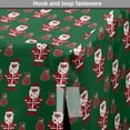 thumbnail image 4 of Geometric Dog Crate Cover, Santa Claus Holding Present Bag on Vibrant Background Happiness, Easy to Use Pet Kennel Cover for Medium Large Dogs, 35" x 23" x 27", Green Ruby White, by Ambesonne, 4 of 6