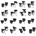 thumbnail image 3 of 1Pair Luggage Wheels Suitcase Replacement Wheel Roller Hardware Repairing Kit, 3 of 8
