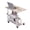 White 31.5", variant on Gaderth Standing Desk With Wheels,Adjustable Height Rolling Desk,Portable Stand Up Desk With Storage Shelves,Mobile Computer Desk For Home Office Small Spaces