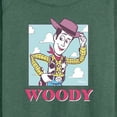 thumbnail image 3 of Toy Story 4 - Sunny Side Up Woody - Women's Lightweight French Terry Long Sleeve Shirt, 3 of 5