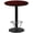 Mahogany, variant on Emma + Oliver 36"RD Mahogany Laminate Bar Table Top-24"RD Base/Foot Ring