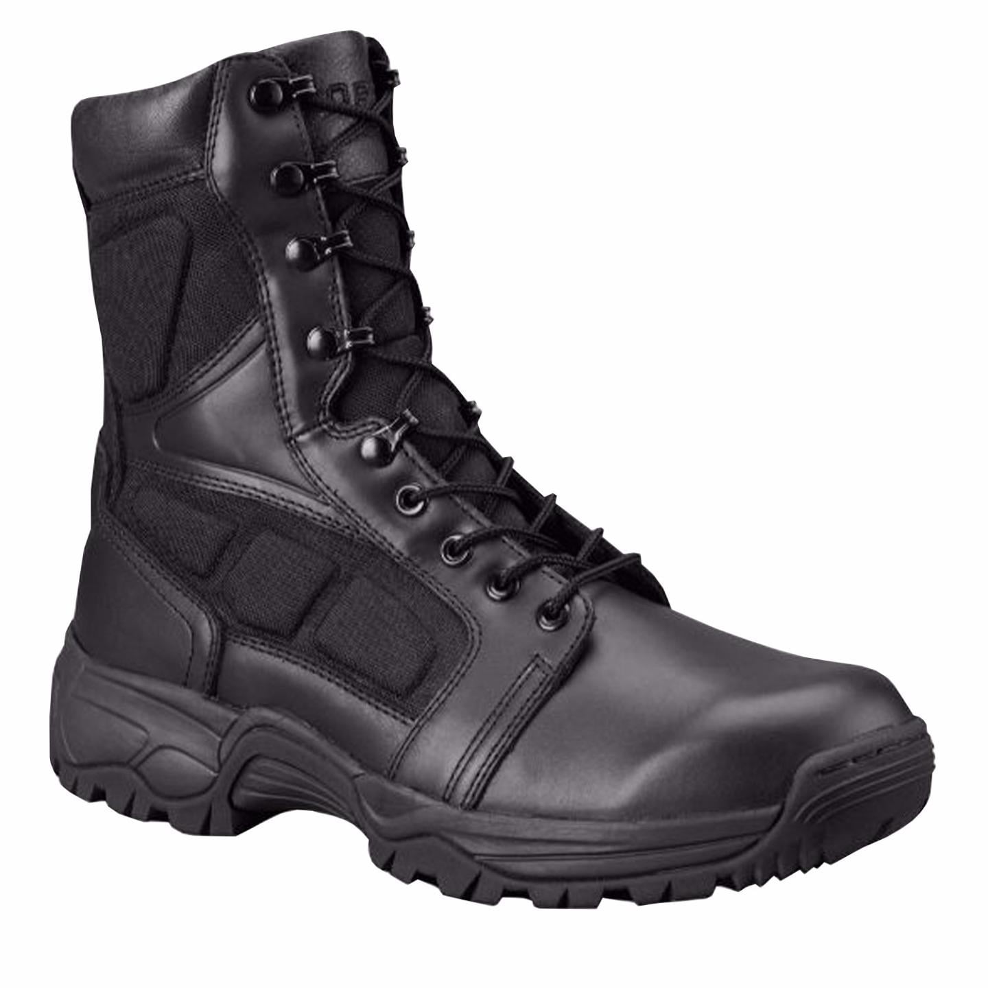 Waterproof Side Zip Work Boots Black 