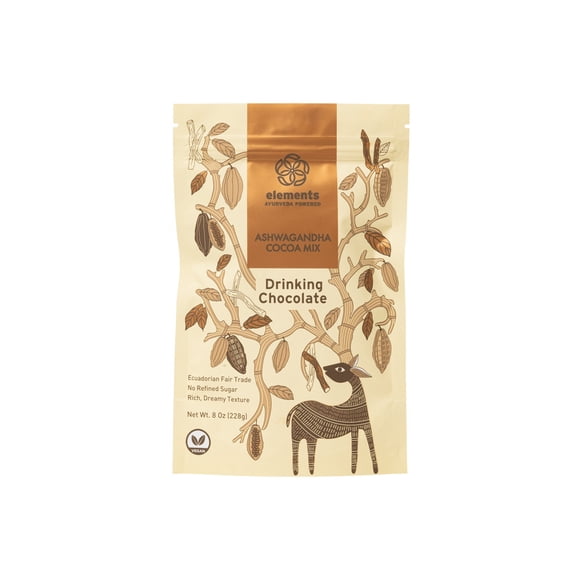 Elements Truffles Drinking Chocolate, Ashwagandha - 8 oz