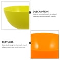 thumbnail image 4 of MasteelfCA 10pcs Unbreakable Plastic Bowl Lightweight Soup Bowl Noodle Bowl Tableware, 4 of 8