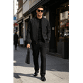 thumbnail image 5 of Zehisen Men's Jackets-Bomber Jacket Fall Winter Warm Windbreaker Full Zip Casual Windproof Outdoor Coats Black L, 5 of 9