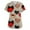 Vermilion #041, variant on Valentine Day Scrub Tops for Woman V Neck Short Sleeve Medical Nursing Top Love Heart Print Cute Plus Size Scrubs with Pockets Hot Pink L
