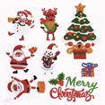 thumbnail image 1 of 9 Piezas DIY Taladro Diamante Mosaico Navidad Serie Mosaico Juguete Pegatinas, 1 of 9