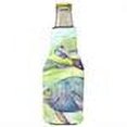 thumbnail image 2 of Carolines Treasures 8544BOTTLE Manatee Longneck Beer bottle sleeve Hugger with Zipper 12 oz., 2 of 2