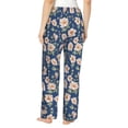 thumbnail image 3 of Xecao Flower Women's Straight Lounge Pajama Pants: The Epitome of Relaxed Sleepwear, 3 of 9