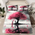 thumbnail image 2 of Manfei Happy Valentine's Day 4pcs Bed Sheets for Female Men,Romantic Couple Lover King Sheets,Love Heart Print Super Cozy Sheet Set,Microfiber Bedroom Decor, 2 of 7