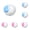 A, variant on Mini Hamster Running Ball for Hamsters, Transparent Exercise Ball Silent Wheel, Small Cage Accessories for Guinea Pigs Rabbits Reduce Boredom Activity