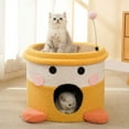 thumbnail image 3 of Cat Scratching Box, Cat Scratcher House Barrel Style Durable Antiwear Light Small  For Indoor, 3 of 8