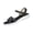 Black, variant on Orthopedic Platform Wedge Sandals for Women, Dressy Polka Dot Strap Sandals, Adjustable Buckle Shoes, Open Toe Platform Summer Beach Sandals Brown