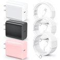 thumbnail image 1 of Cargador Chamer USB C de 20 W para iPhone 14/13/12/11 con 3 cables, 1 of 7